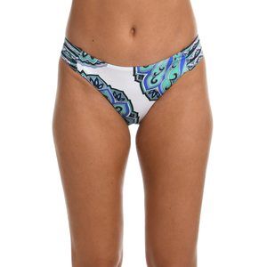 Sunshine 79 Women's Side Shirred Swimsuit Bottom, Multi//Mellow Medallion, 14